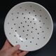 Digoin white earthenware strawberry drain plate - circa 1950 - Vintage