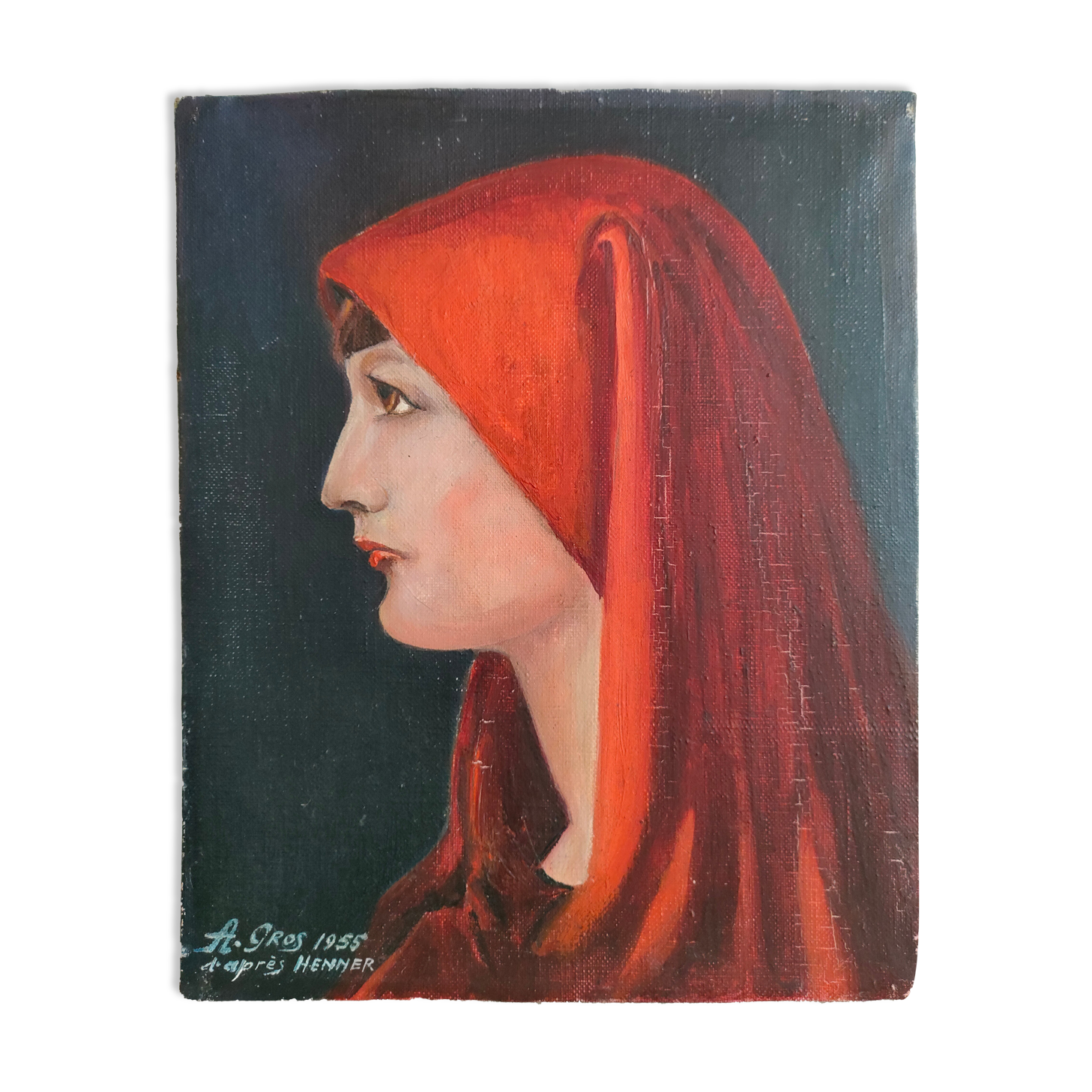 Portrait ancien Sainte Fabiola