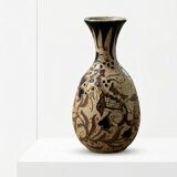 Stoneware vase Alsace - Dragon - Graessel Pottery Soufflenheim