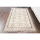Vintage Turkish Oushak Handmade Wool Cotton Beige Area Rug 113x205