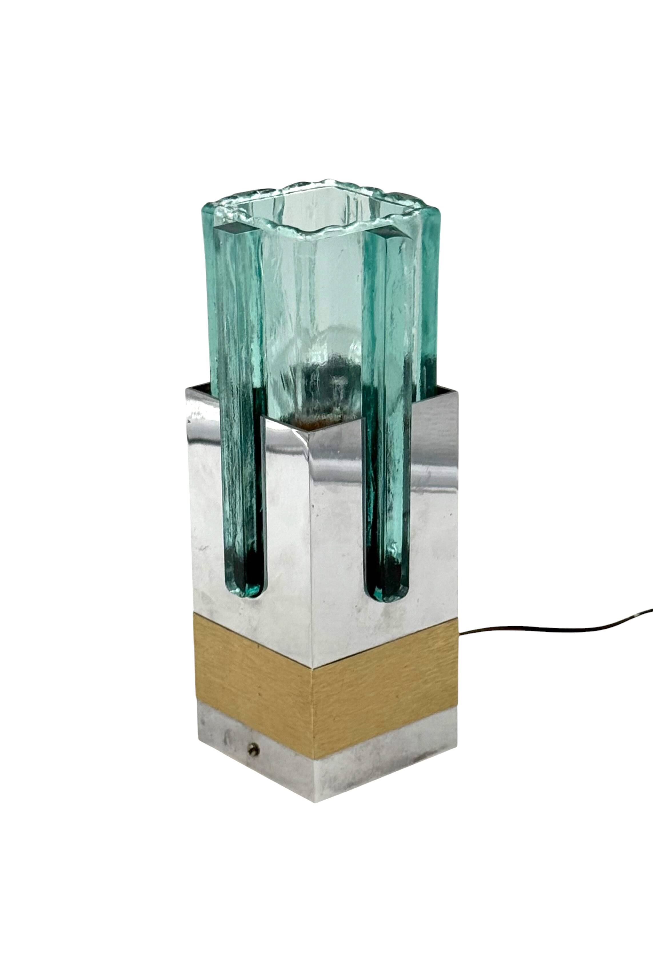 Hollywood regency table lamp,  Italy 1970s