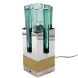 Hollywood regency table lamp,  Italy 1970s
