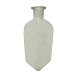 Light green glass apothecary bottle