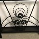 Porte parapluie époque art déco en fer forgé noir