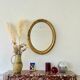 Oval gold mirror - Victorian style
