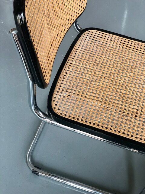 Pair of chairs Cesca B32 Marcel Breuer
