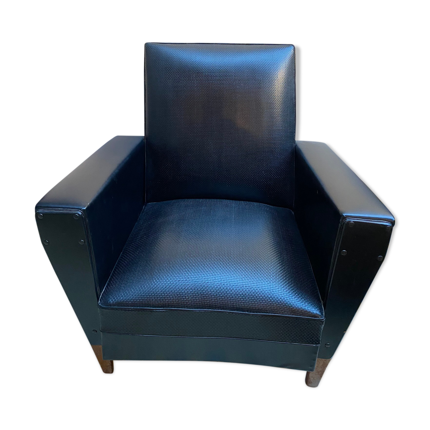 Vintage armchair skaï