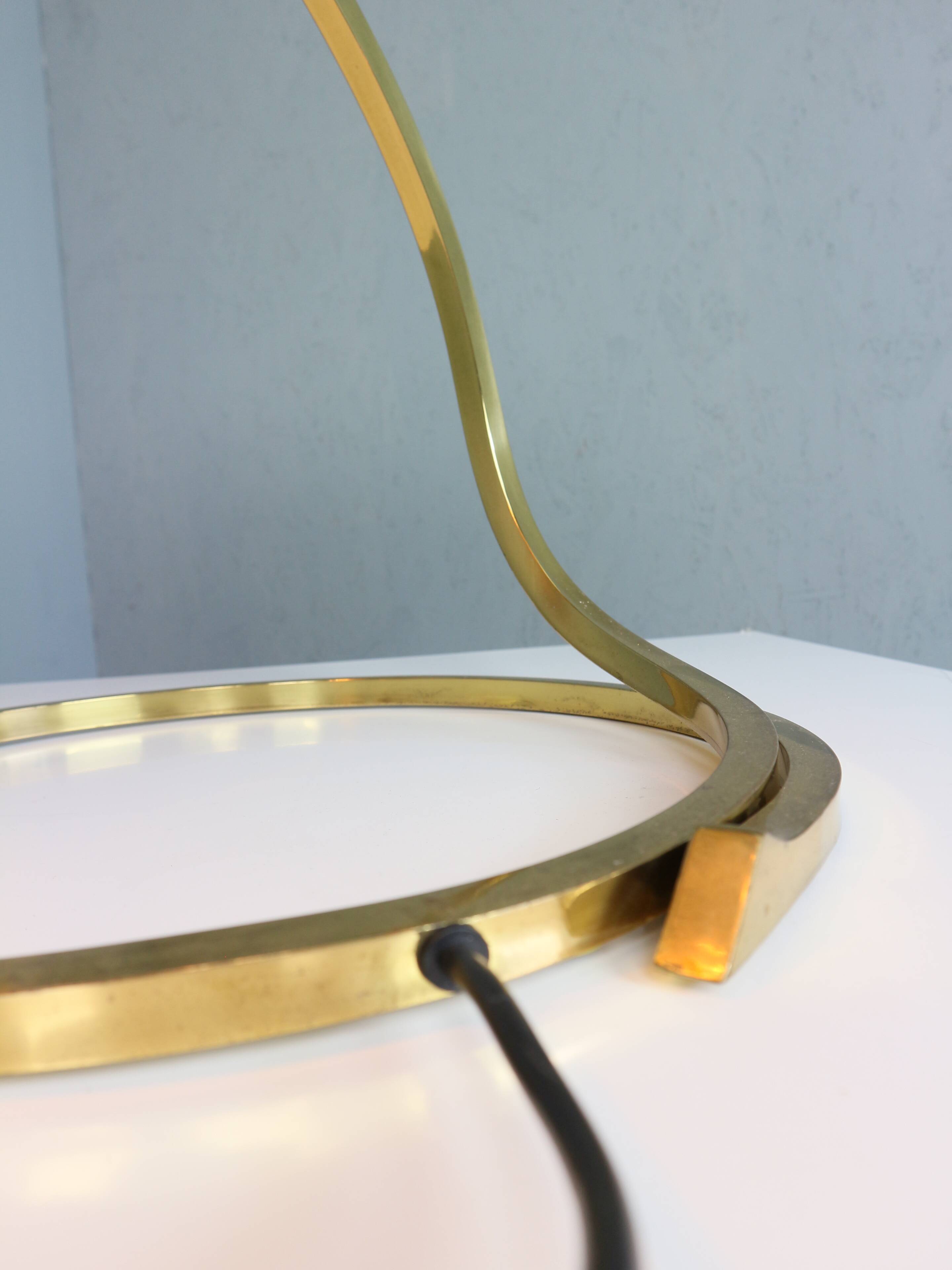 Tommaso Barbi "Rhubarb" table lamp by Bottega Gadda Italy, 1970