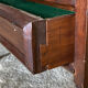 English mahogany magazine holder 1 drawer Mid-twentieth