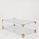 Table basse en verre et Lucite par Charles Hollis Jones — 1970