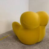 UP5_6 Big Mama Armchair - B&B Italia - Gaetano Pesce - yellow + pouf -