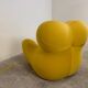 UP5_6 Big Mama Armchair - B&B Italia - Gaetano Pesce - yellow + pouf -