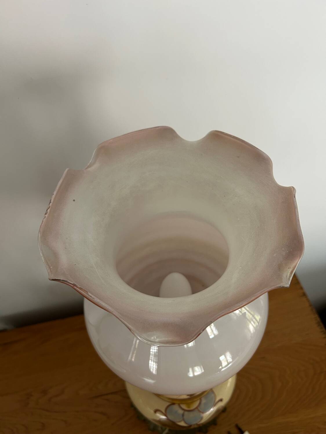 Lampe en céramique vintage