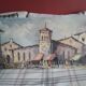 Antique Italian oil painting on canvas