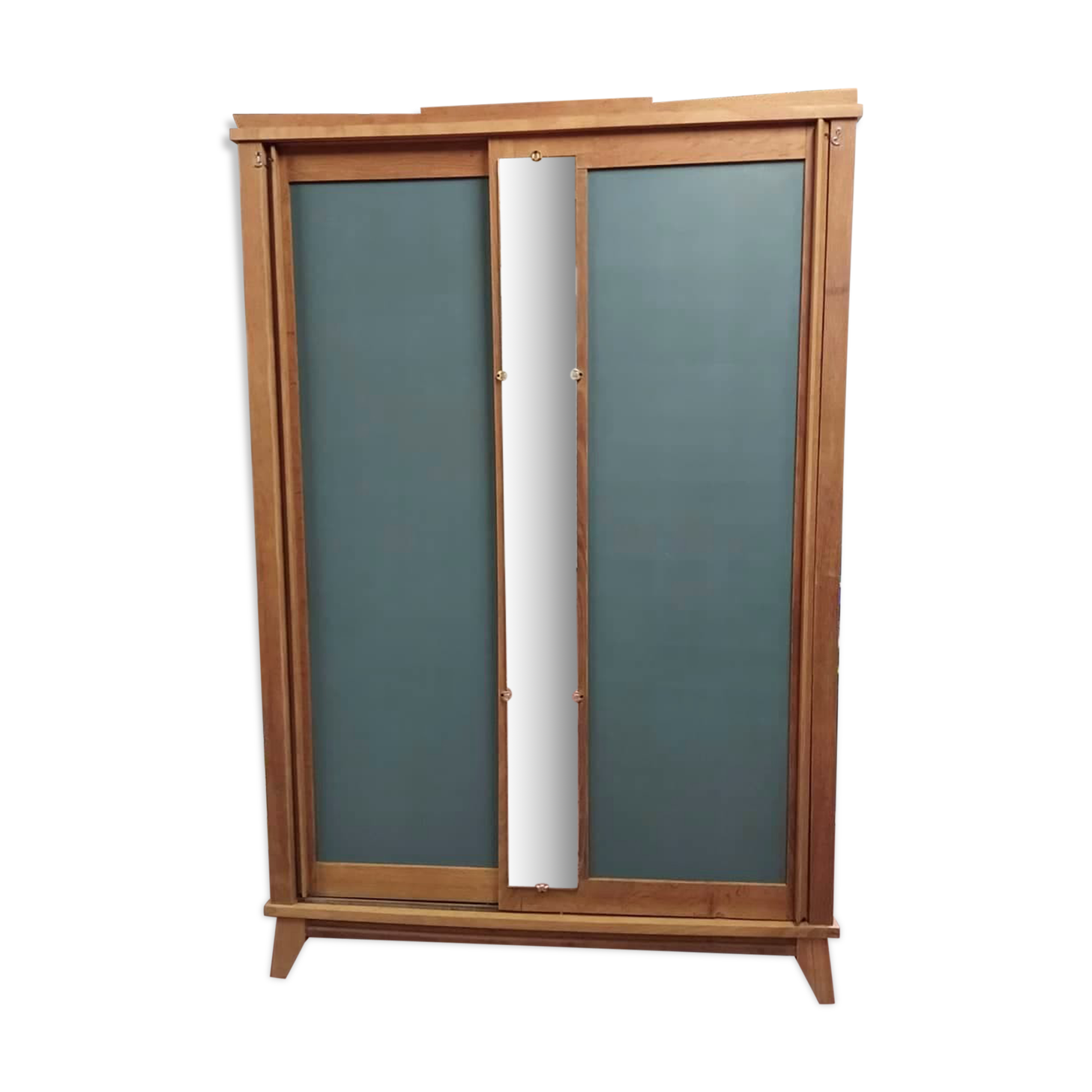 Vintage wardrobe feet compass sliding doors