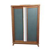 Vintage wardrobe feet compass sliding doors