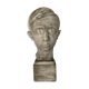Bust of a young man in plaster signed Gerard Choain XX century