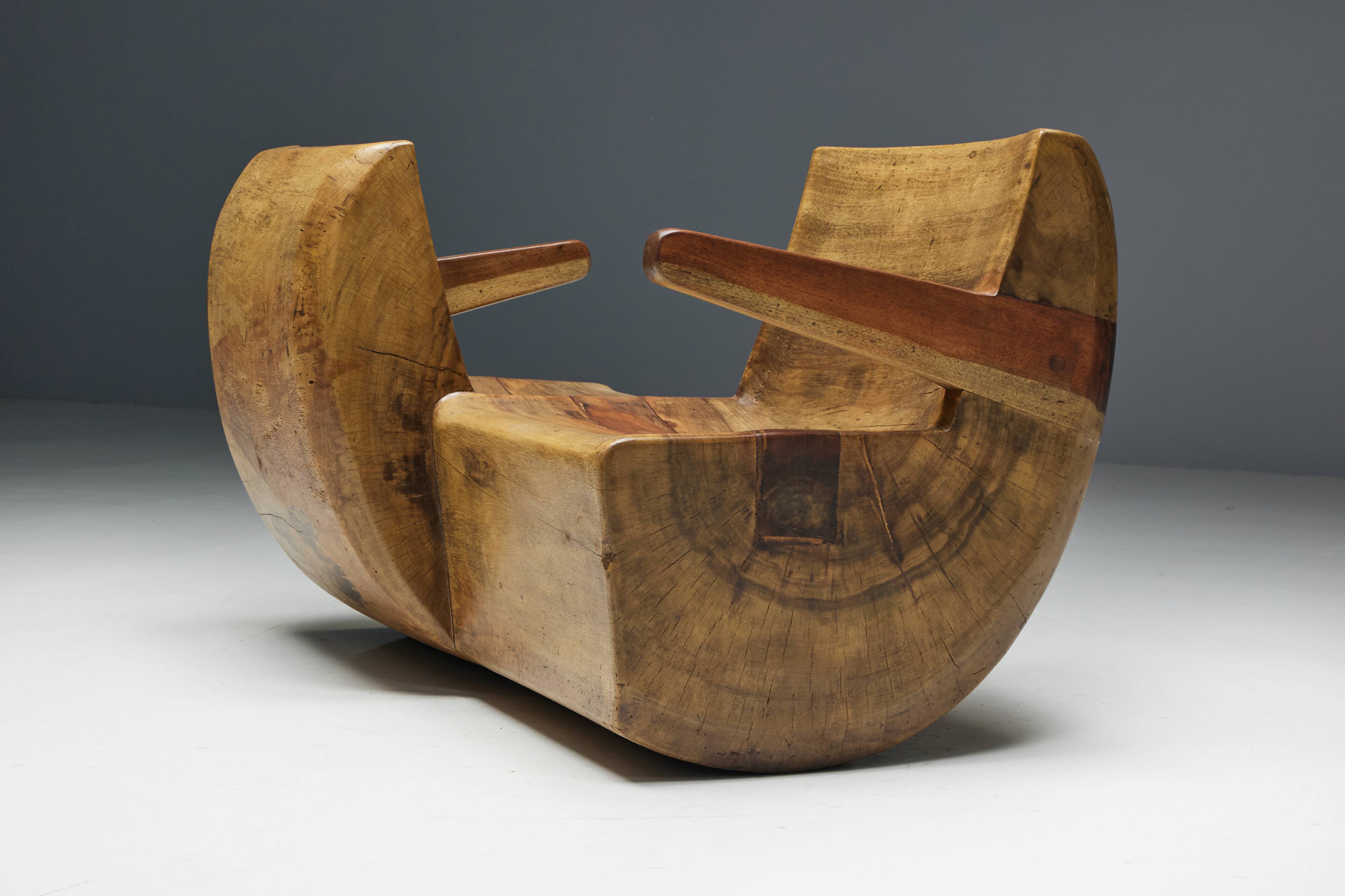 Two-Seater "Namoradeira" by Zanine Caldas, Brazil, 1975