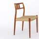 6 chaises danoises en teck par Niels Otto Møller Modèle 79, années 1960
