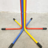 Vintage Scandinavian design primary colored coat rack Ikea