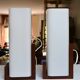 Pair of Louis Kalff wall lights, teak opalines from the 50s/60s.