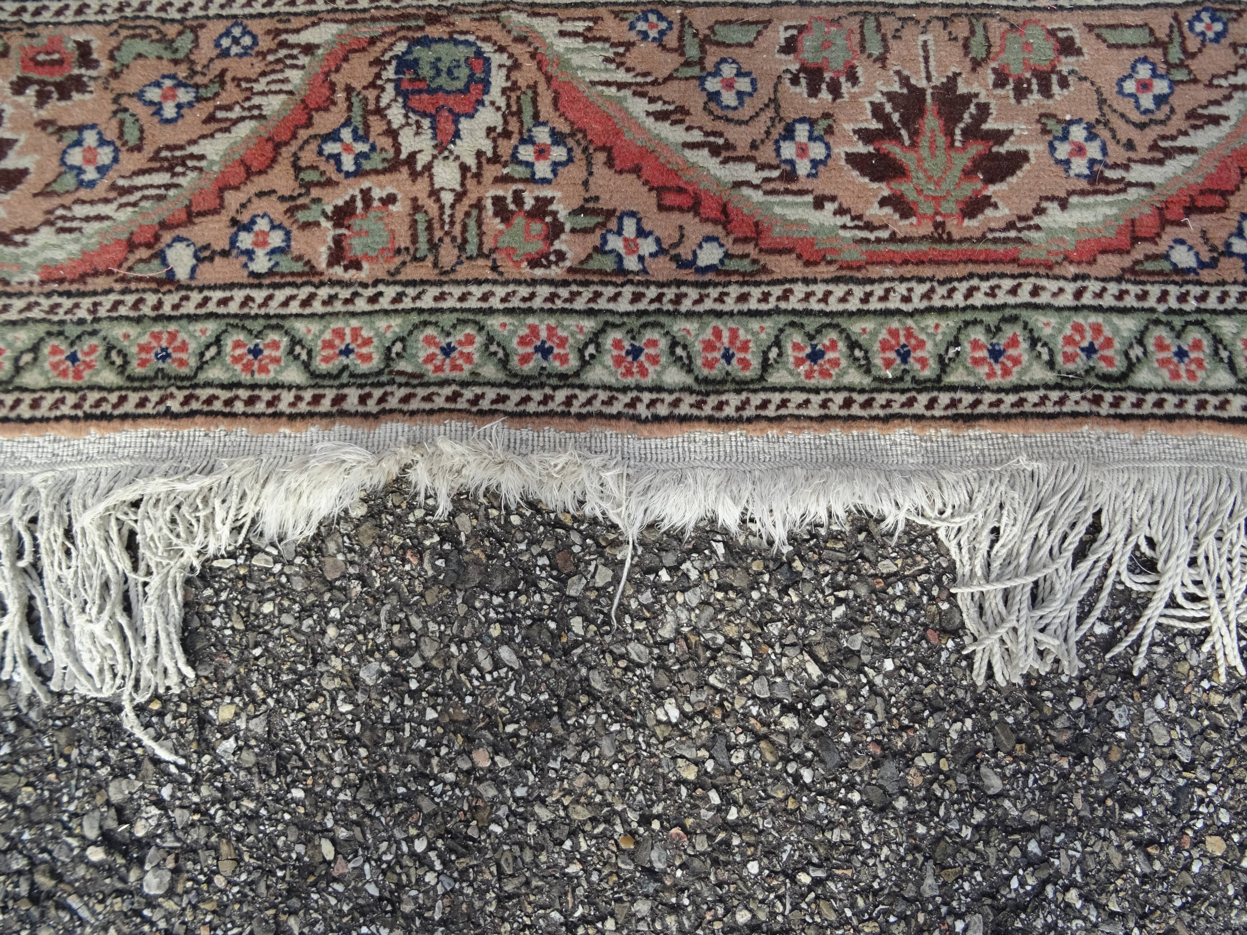 Vintage Handmade Oriental Rug 303 X 198