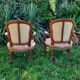 Paire de fauteuils style Louis XV