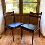 Pair of Scandinavian chairs 60s