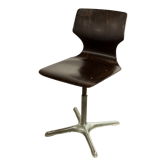 Pair of vintage evolutionary chairs by Adam Stegner for Flötotto Pagholz, 1970
