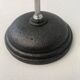 Vintage up and down lamp in opaline, brass and metal