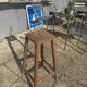 Old wooden stool