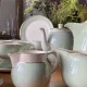 Villeroy & Boch table service in celadon green and ivory - 102 pieces