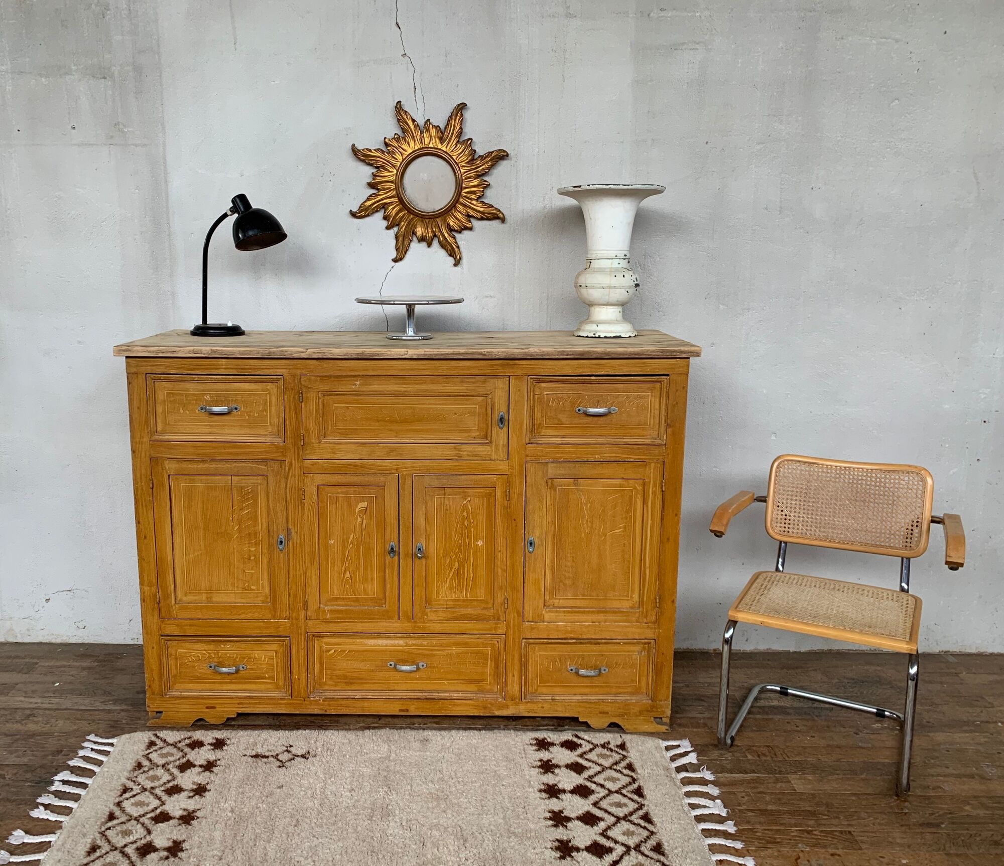 Meuble de métiers début XXème