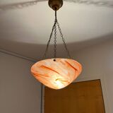 La Rochère glass paste hanging lamp