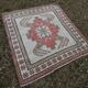 Vintage handmade Turkish rug 116x122 cm