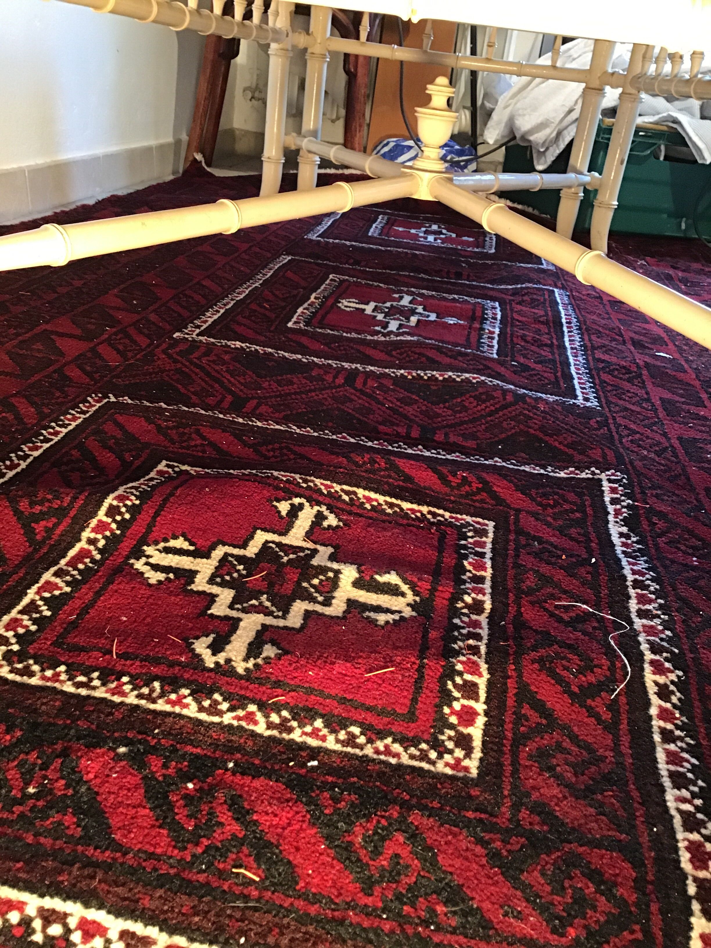 Vintage bamboo coffee table