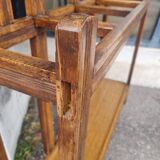 Old vintage coat rack wardrobe