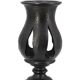 Black ceramic candle holder by Jean Marais, Vallauris, 1960s