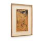 Giovanni Battista de Salvo, Composition, Ink on Masonite, 1950s, framed