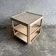 White ABS Trolley by Alberto Rosselli for Kartell — Italy 1960, Three-Tier Mobile Serving Cart