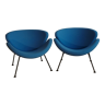 Pair of armchairs by Pierre Paulin, model "Orange Slice", edition Artifort