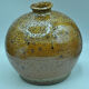 Vase ball onion in pyrity sandstone signed