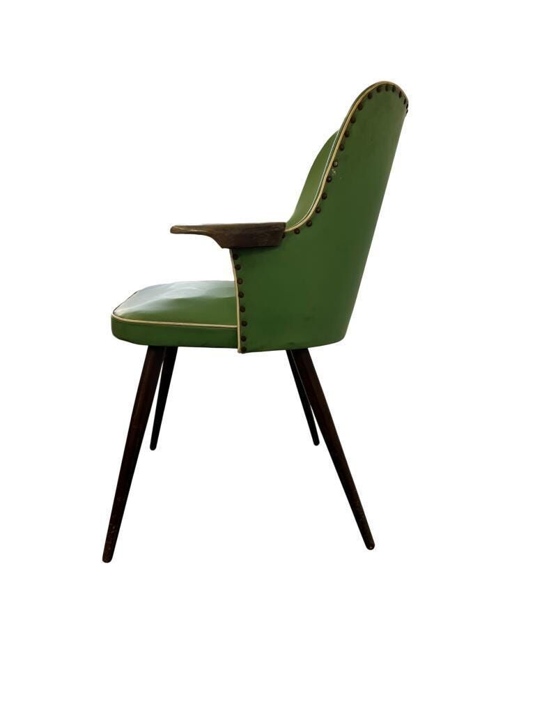 Vintage green rockabilly chair