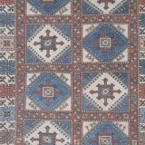 Handknotted wool turkish oushak rug 4'10" x 6'12"