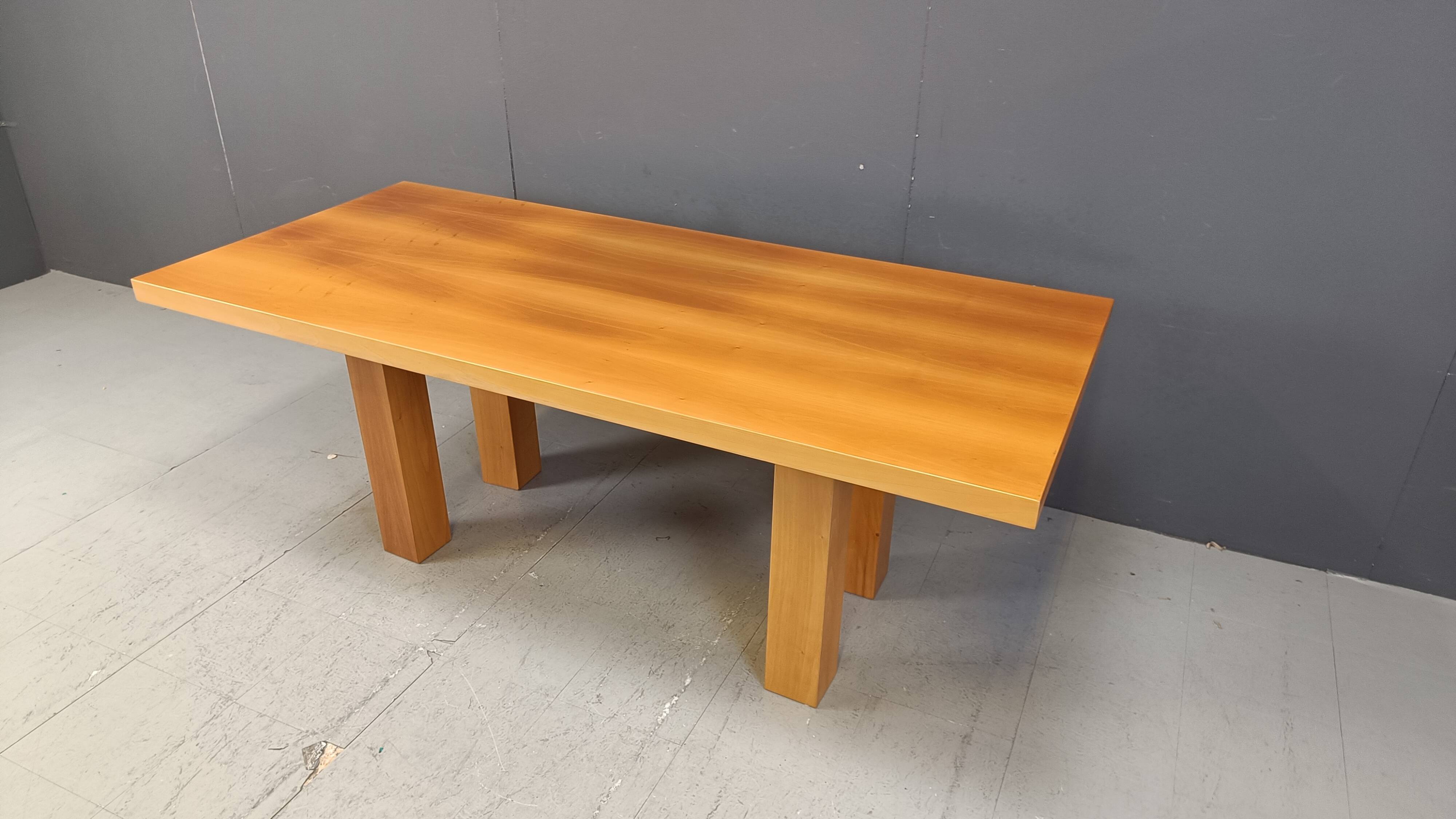 Vintage cattelan Italia Desk or dining table, 1980s