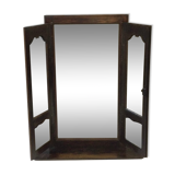 Mirror with its flowered doors 90x111cm