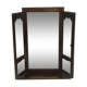 Mirror with its flowered doors 90x111cm