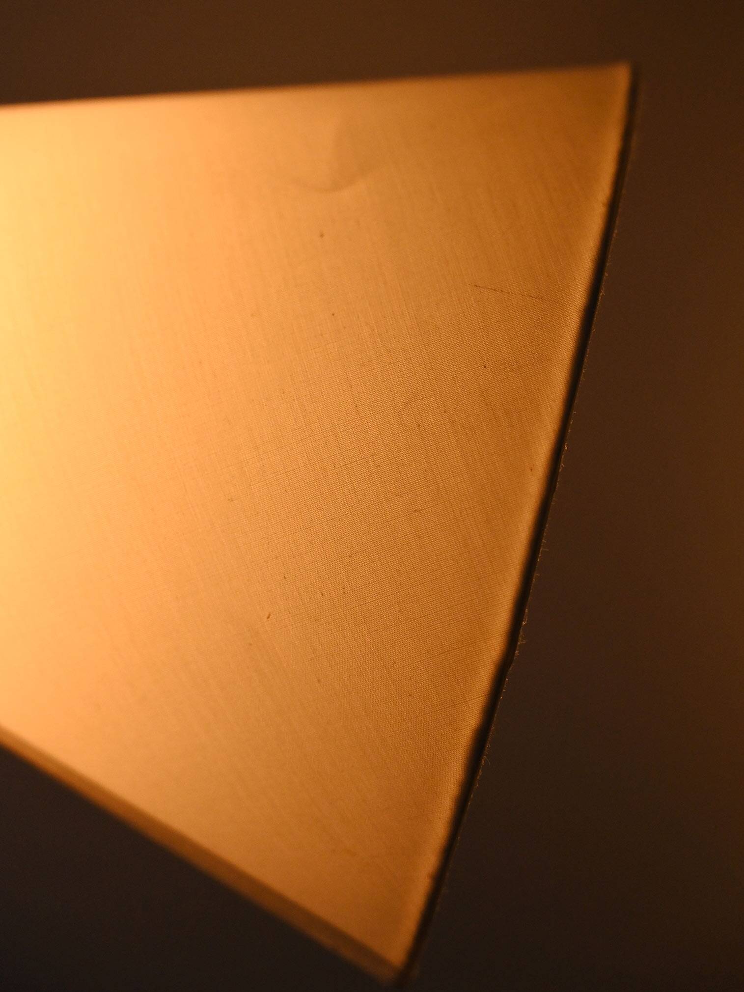 Scandinavian vintage gold floor lamp