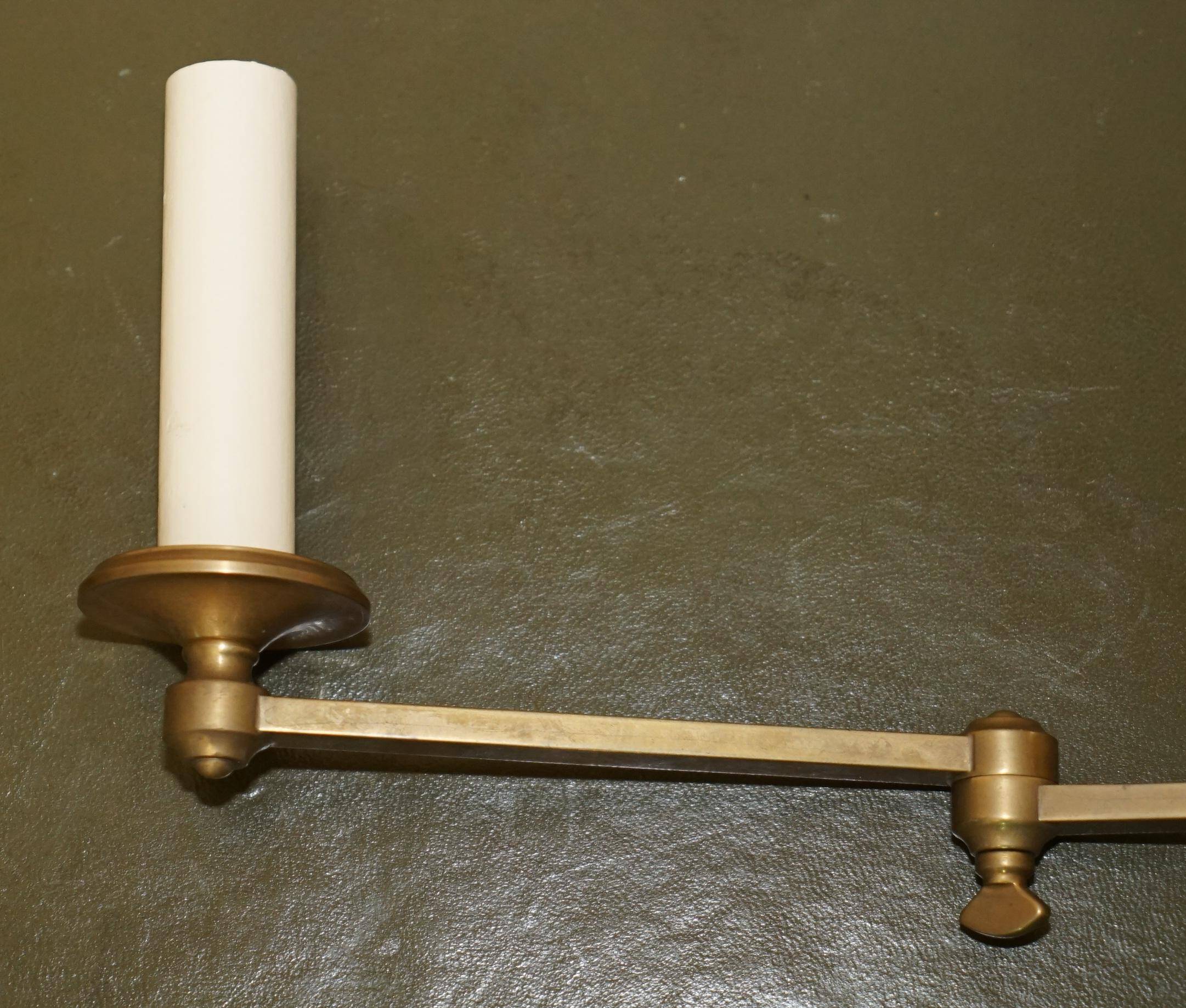 2 pairs of Georgian wall sconces in bronzed brass