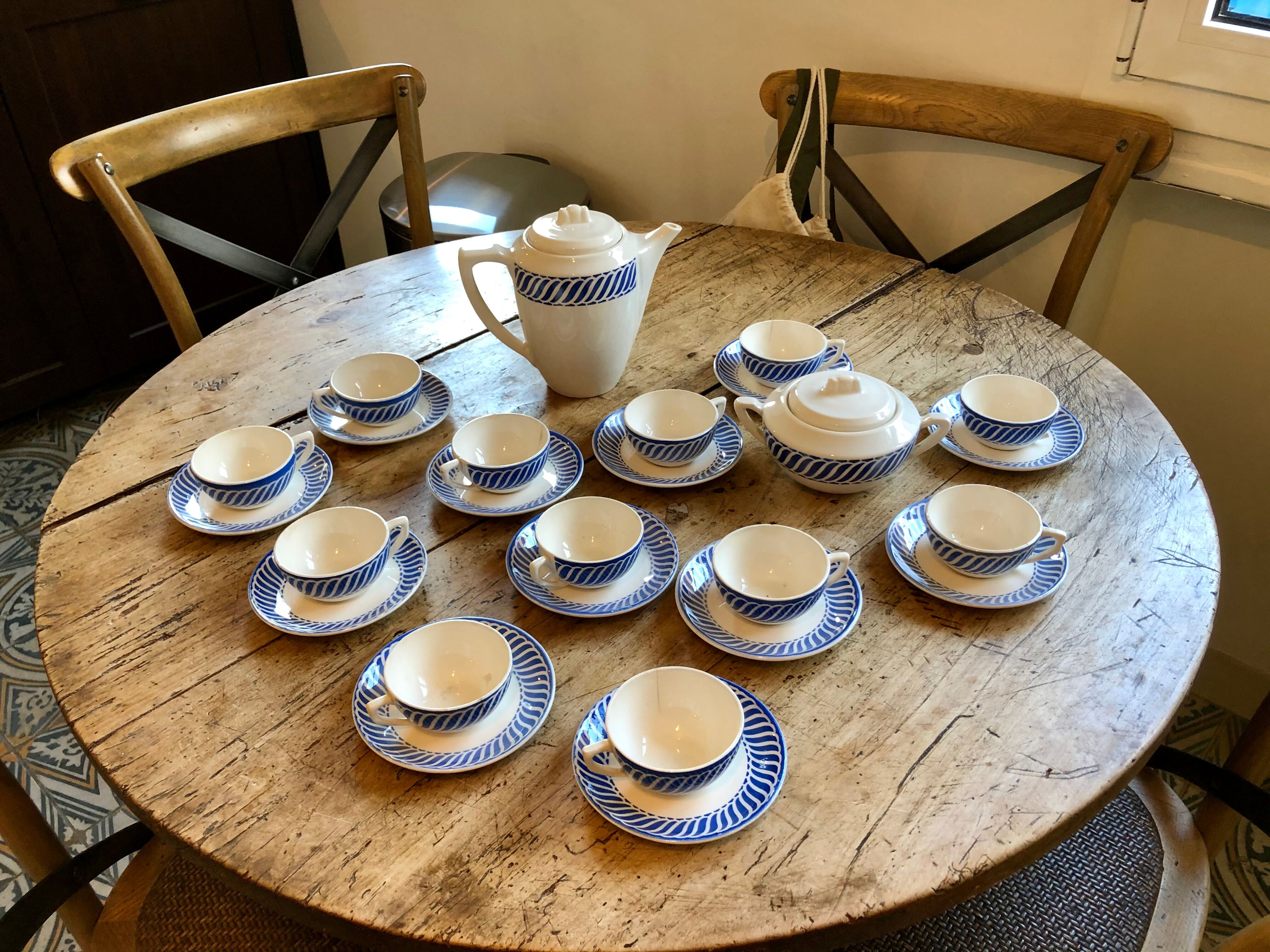 Digoin's "Jacquot" coffee service